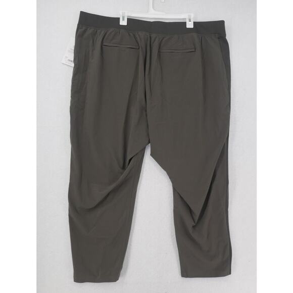 NEW Athleta Brooklyn Textured Ankle Pants Forest Green Women's Plus Size 26 - Picture 8 of 9